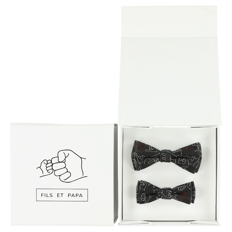 Bow tie voor vader en zoon