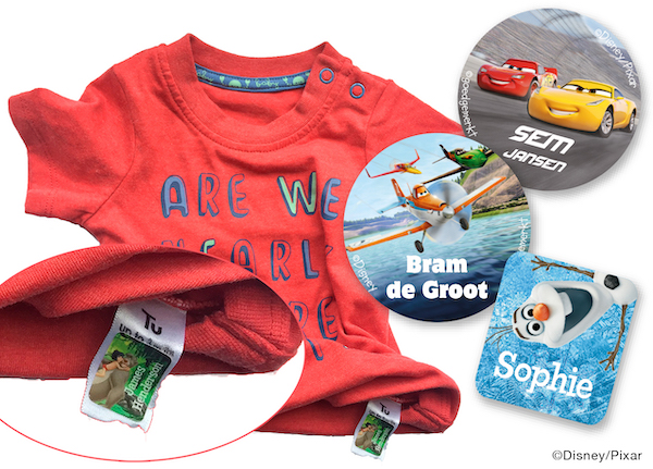 Disney kleding stickers