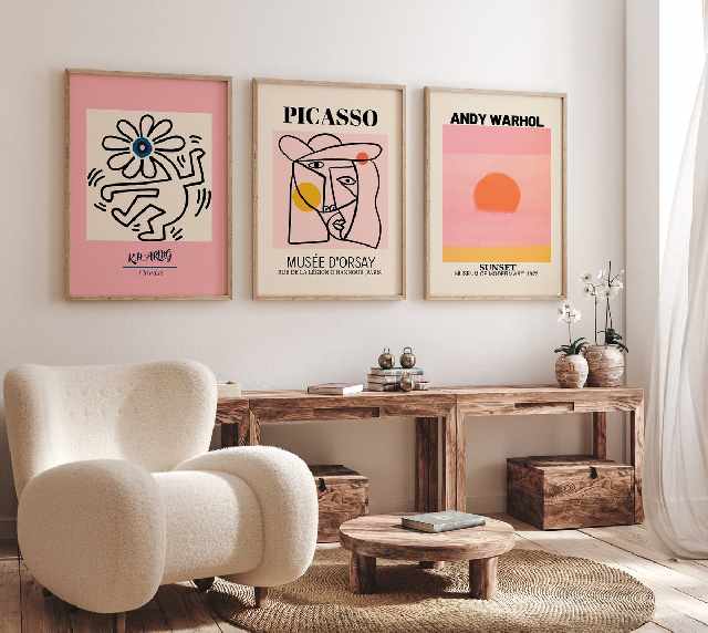 posters in trendkleur roze